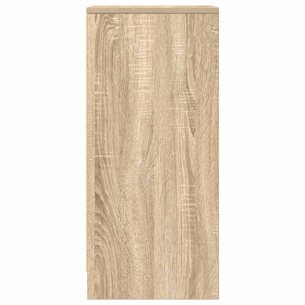Side cabinet, oak, 29.5x34x76cm, engineered wood