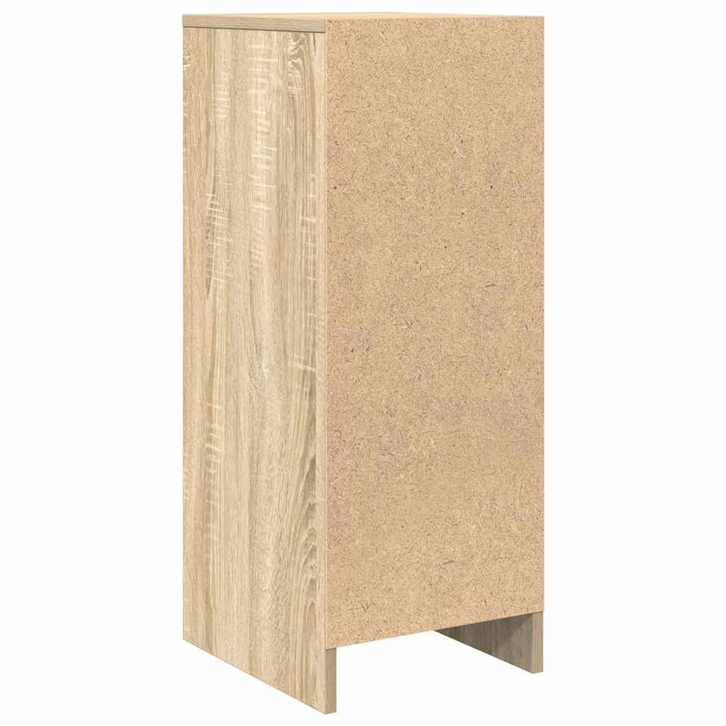 Side cabinet, oak, 29.5x34x76cm, engineered wood
