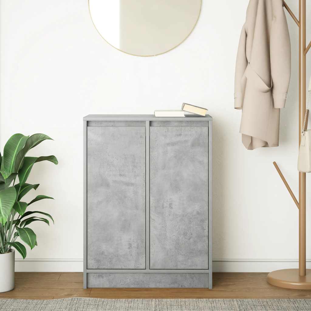 Sideboard, concrete gray, 57x34x76 cm, engineered wood