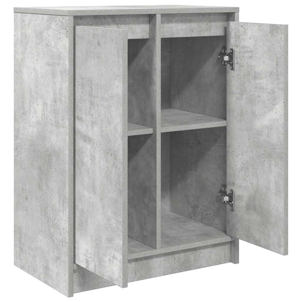 Sideboard, concrete gray, 57x34x76 cm, engineered wood