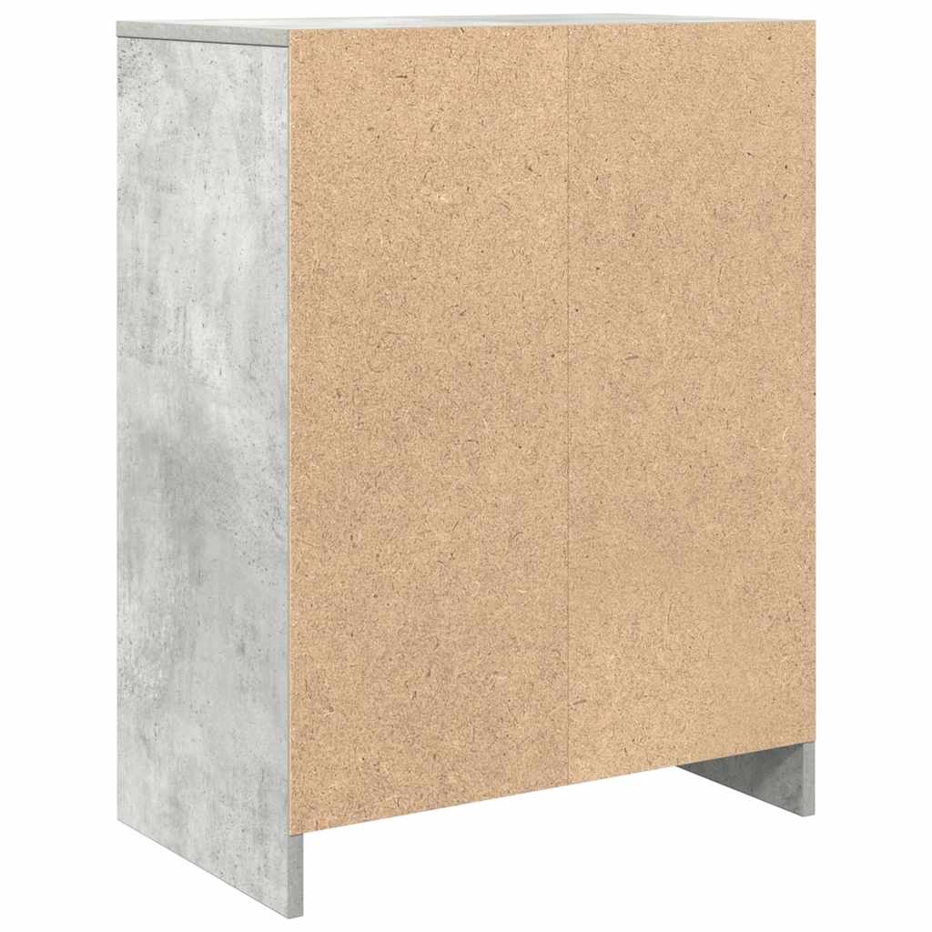 Sideboard, concrete gray, 57x34x76 cm, engineered wood
