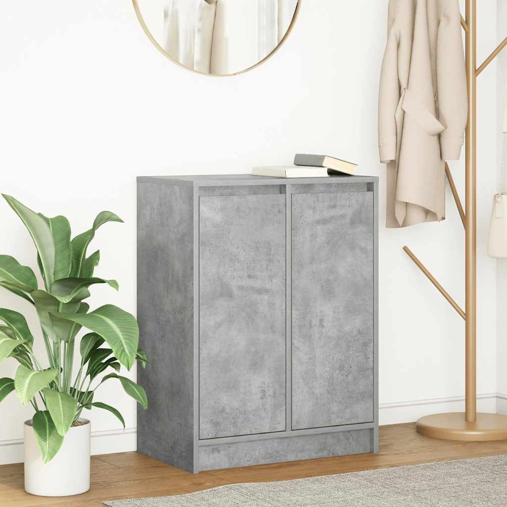 Sideboard, concrete gray, 57x34x76 cm, engineered wood