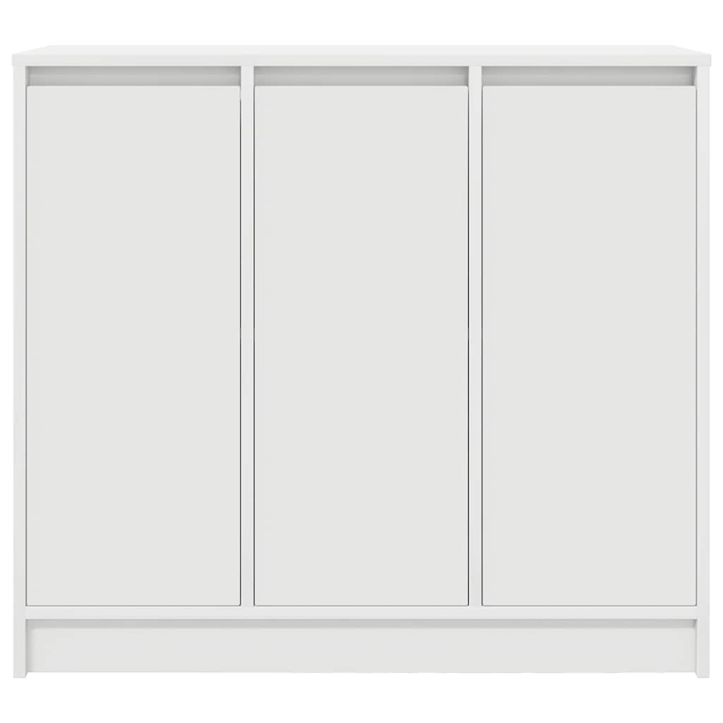 Sānu skapis, balts, 85x34x76cm, apstrādāta koksne