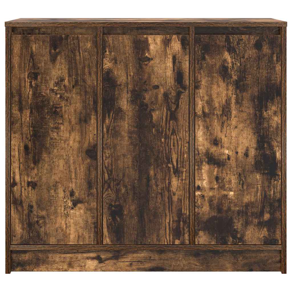 Sideboard, smoked oak, 85x34x76 cm, engineered wood