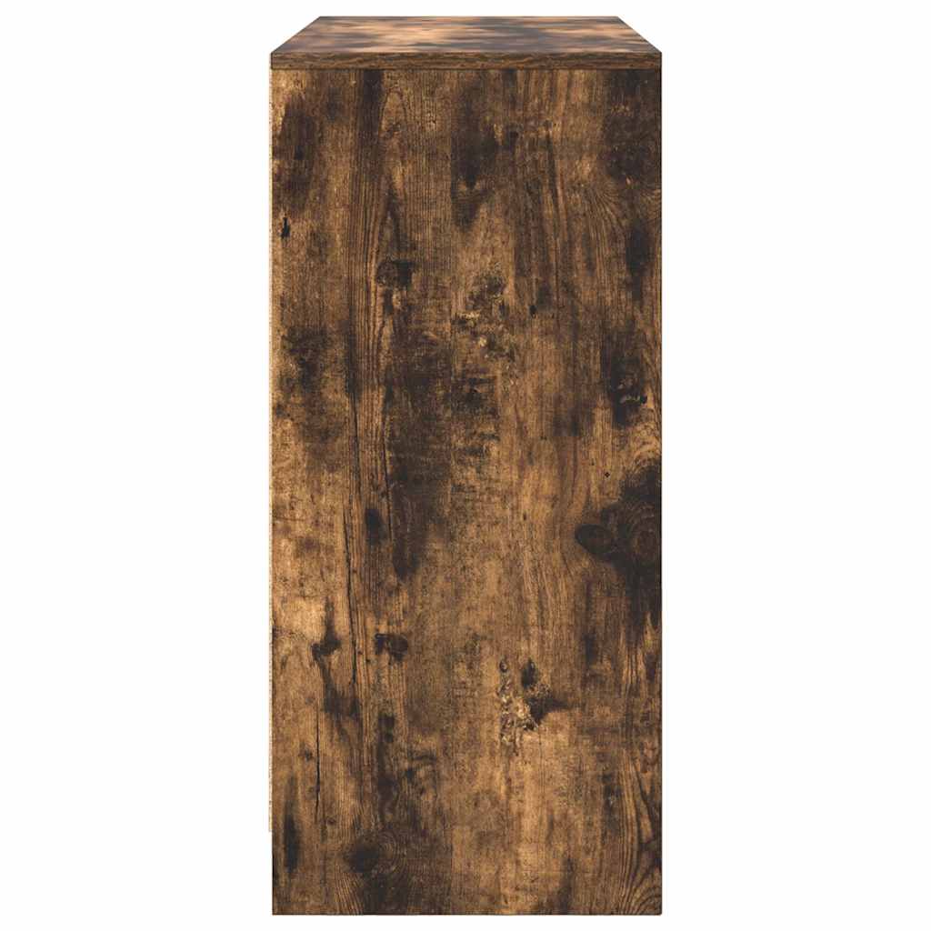 Sideboard, smoked oak, 85x34x76 cm, engineered wood