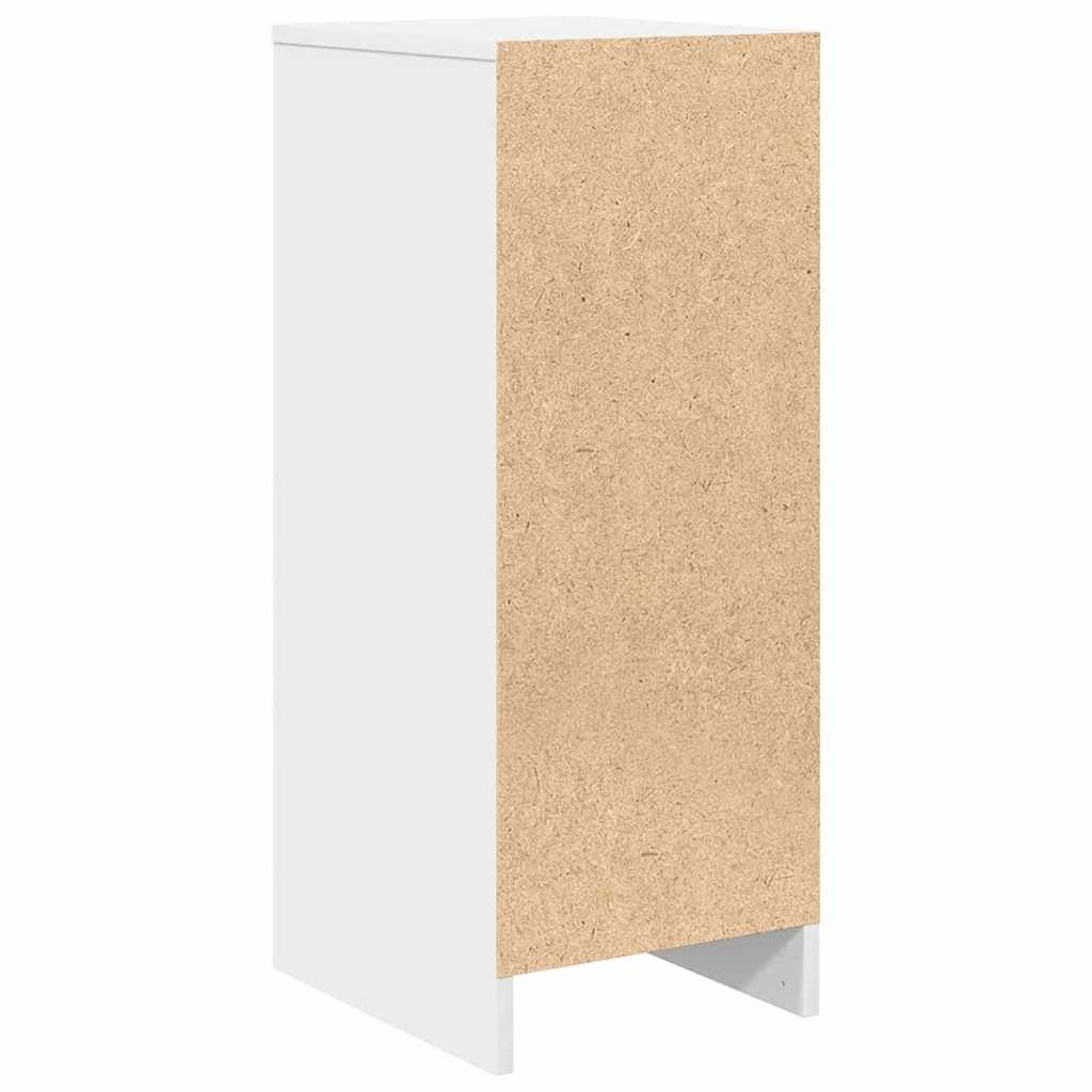 Sideboard, white, 29.5x34x76cm, engineered wood