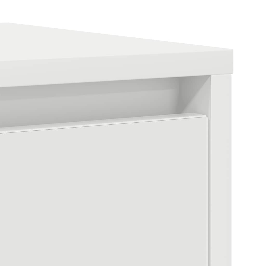 Sideboard, white, 29.5x34x76cm, engineered wood