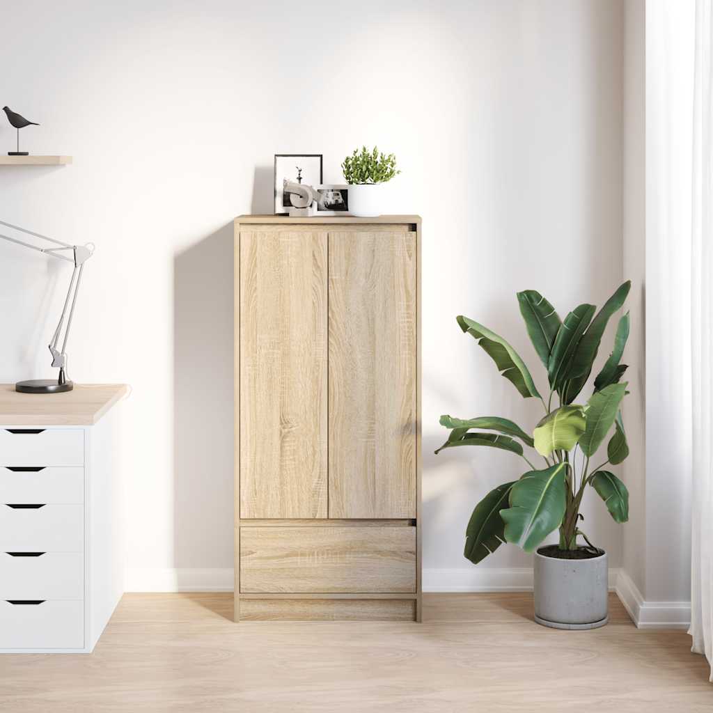TV cabinet with drawer, 55.5x34x119.5 cm, wood