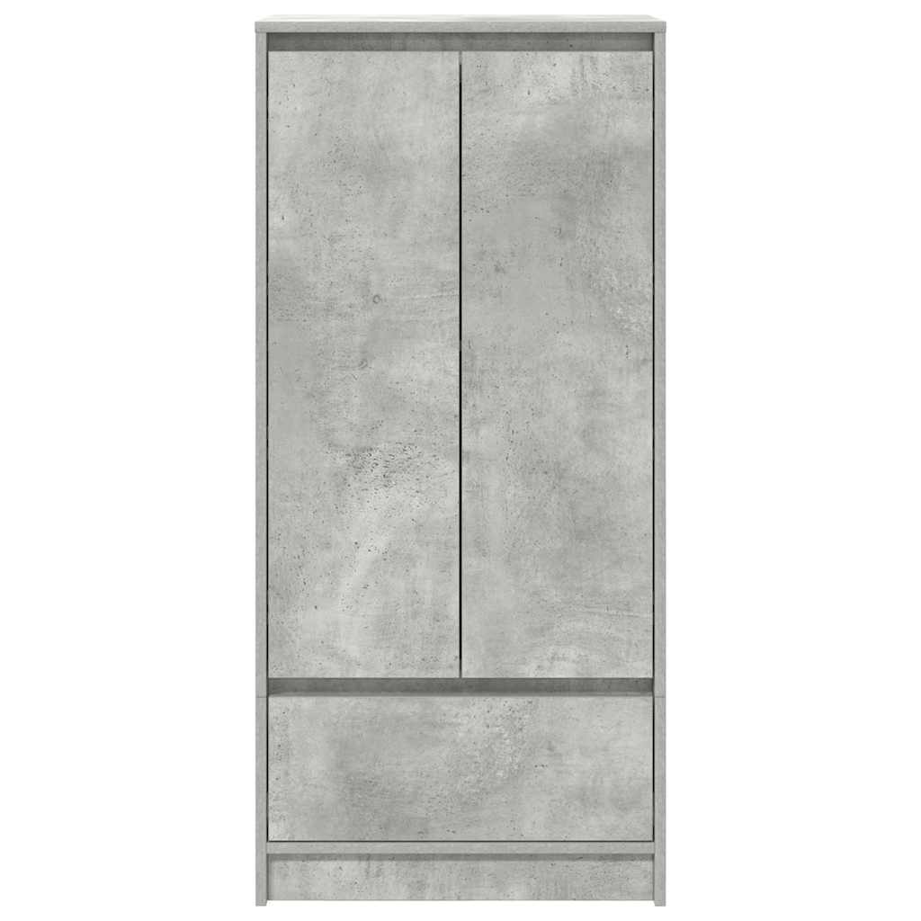 TV spintelė su stalčiumi, betono pilka 55,5x34x119,5 cm mediena