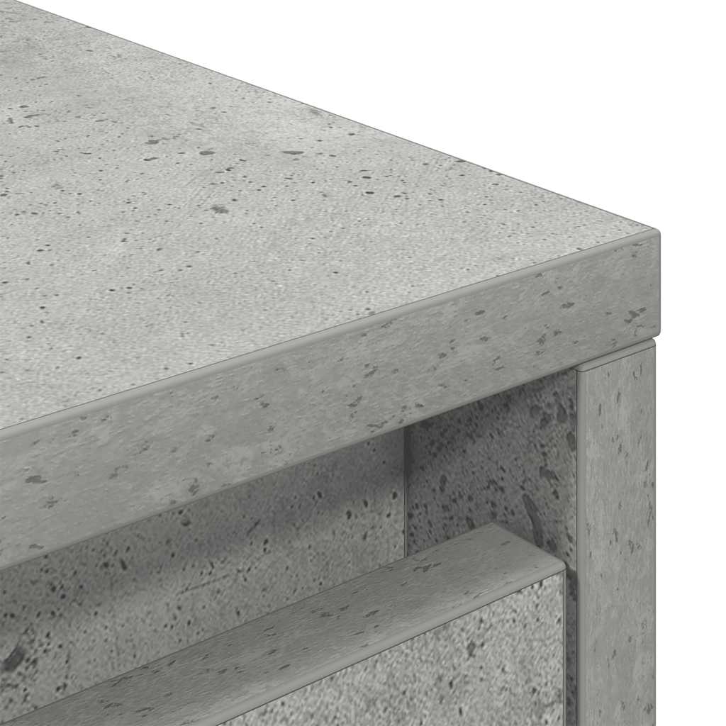 TV spintelė su stalčiumi, betono pilka 55,5x34x119,5 cm mediena