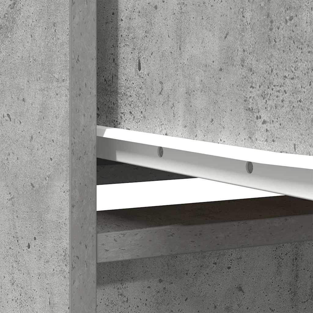 TV spintelė su stalčiumi, betono pilka 55,5x34x119,5 cm mediena