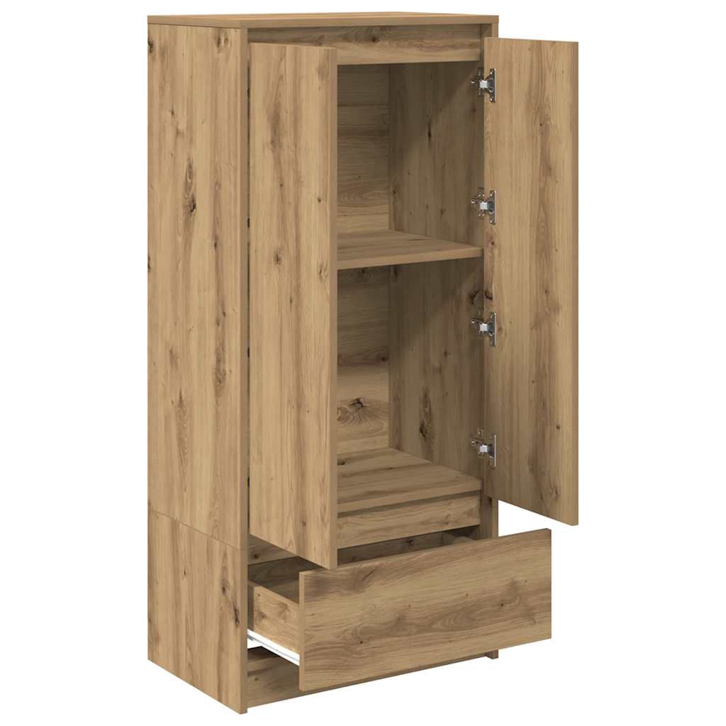 TV spintelė su stalčiumi, 55,5x34x119,5 cm, mediena