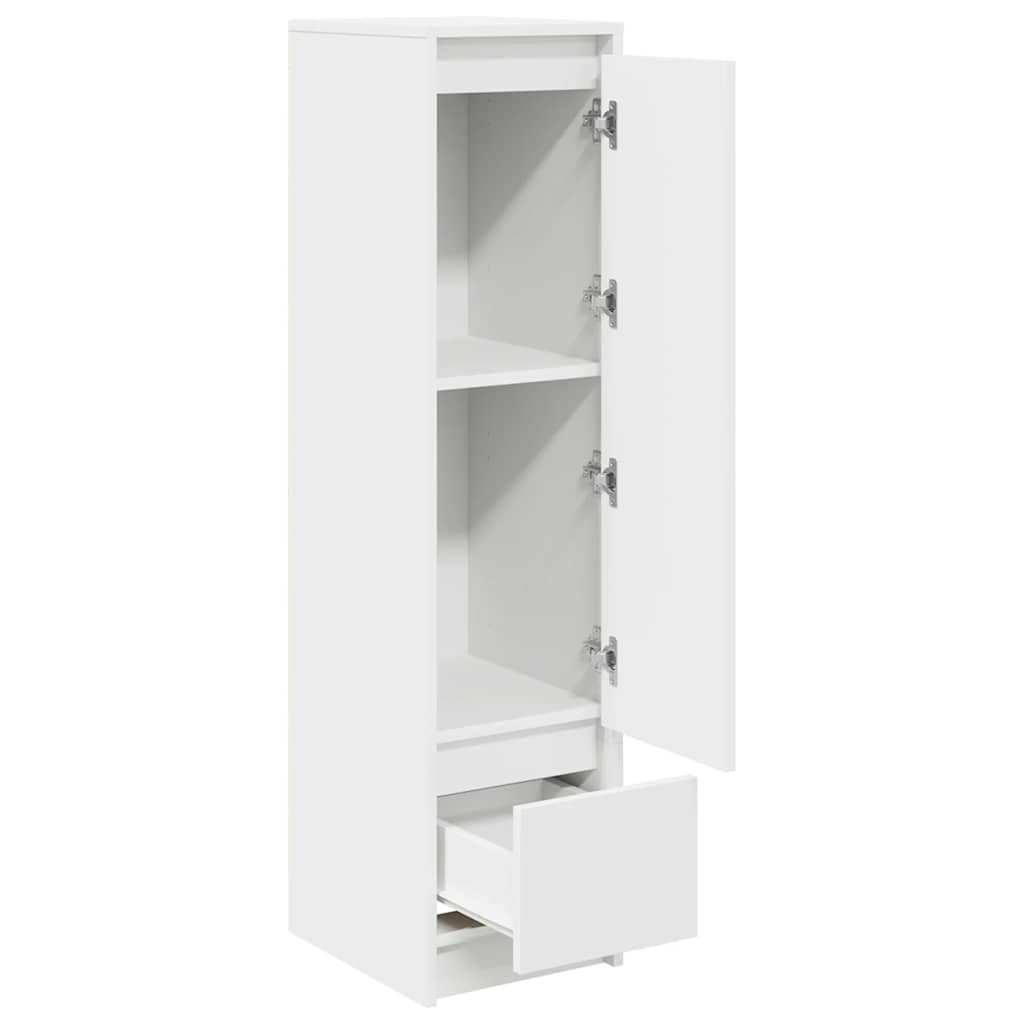 Komoda, baltos spalvos, 29,5x34x119,5 cm apdirbta mediena