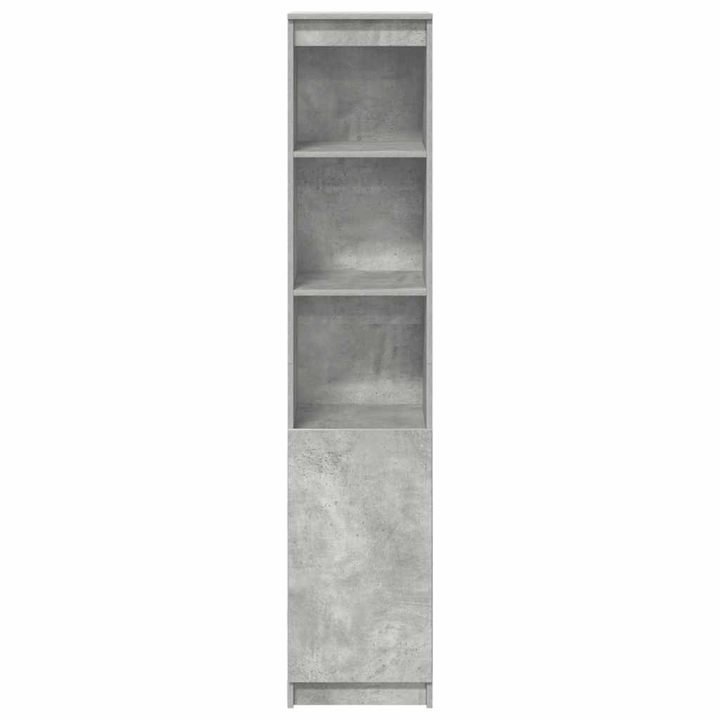 Komoda, betono pilkos spalvos, 37,5x35x180 cm apdirbta mediena
