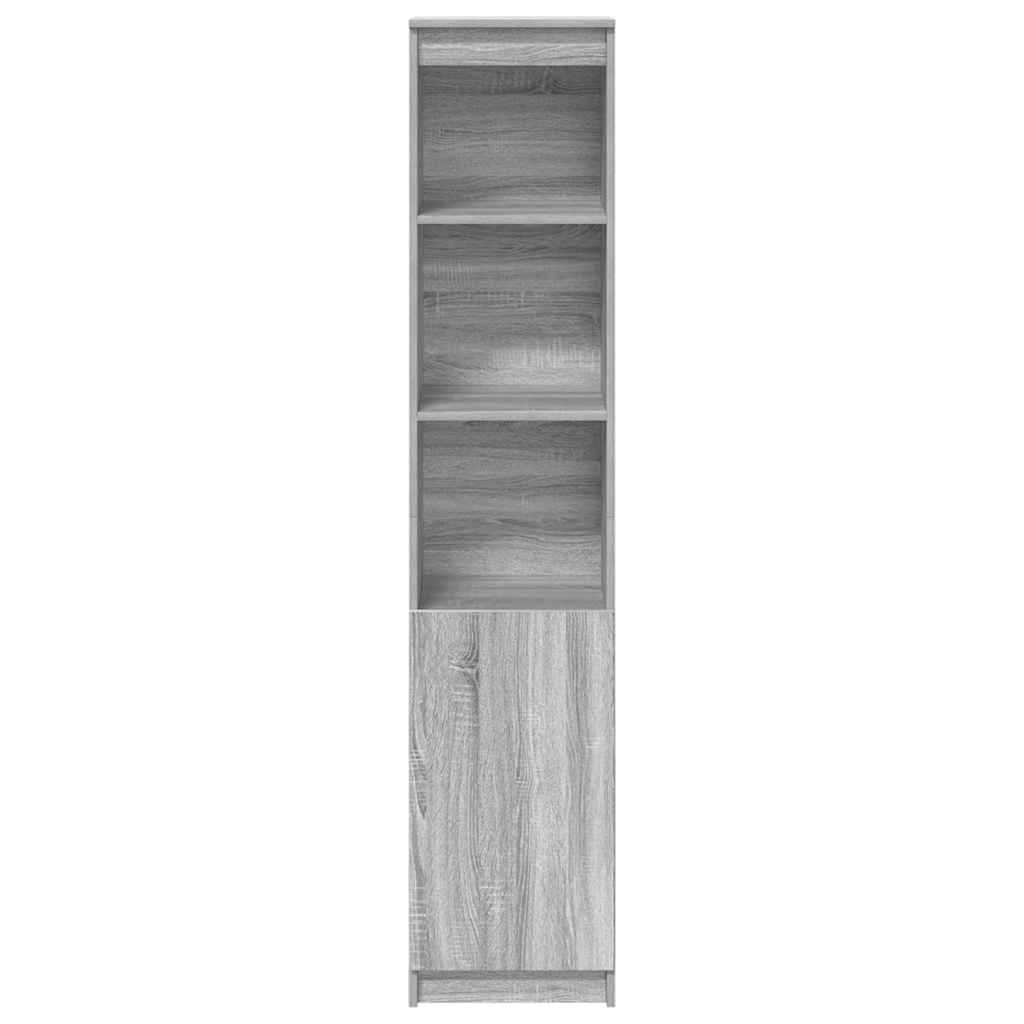 Komoda, pilkos ąžuolo spalvos, 37,5x35x180 cm apdirbta mediena