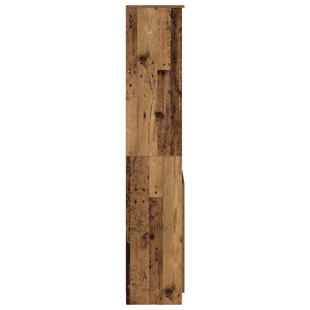 Kumode, vecināta koksne, 37,5x35x180 cm, apstrādāta koksne