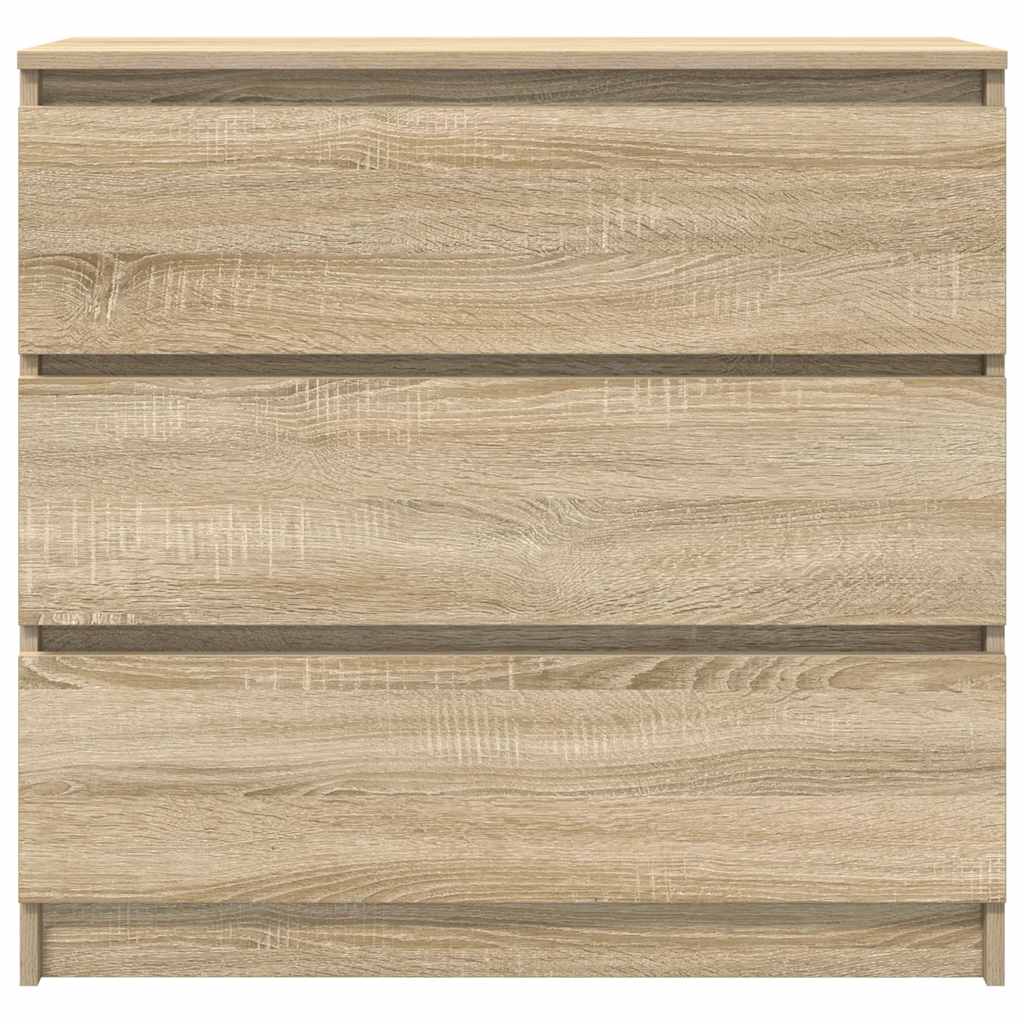 Sideboard, Sonoma oak, 80x35x76 cm, engineered wood