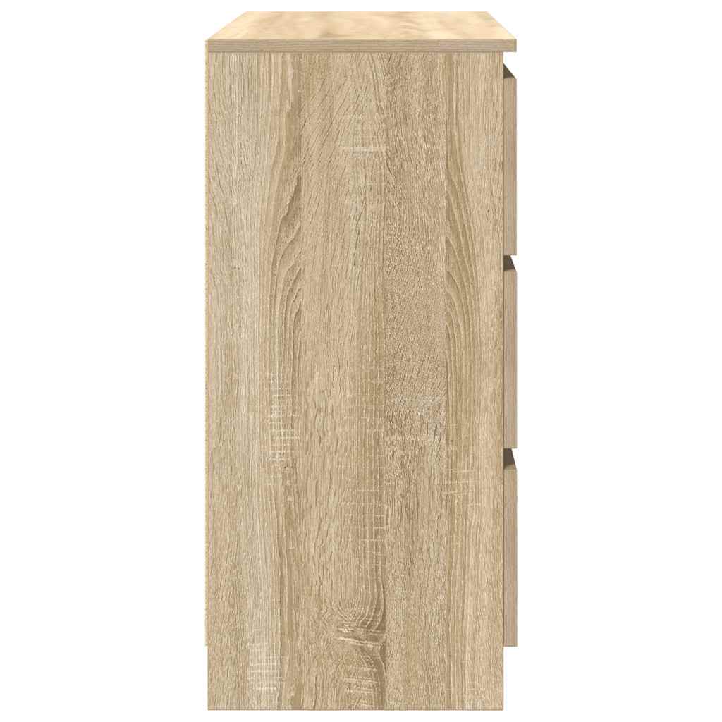 Sideboard, Sonoma oak, 80x35x76 cm, engineered wood
