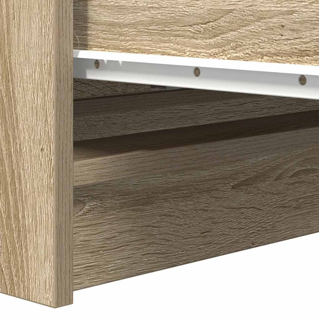 Sideboard, Sonoma oak, 80x35x76 cm, engineered wood