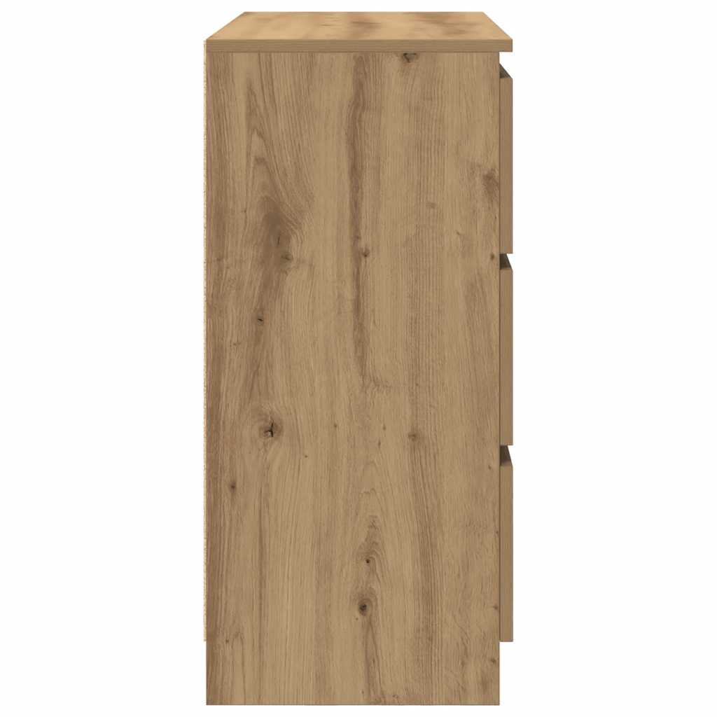 indauja Artisan ąžuolas 80x35x76 cm inžinerinė mediena