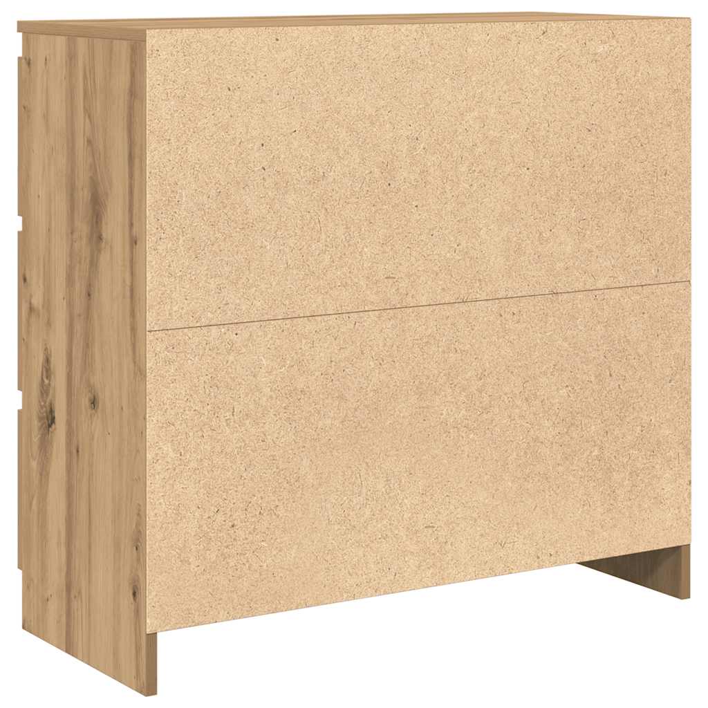 indauja Artisan ąžuolas 80x35x76 cm inžinerinė mediena