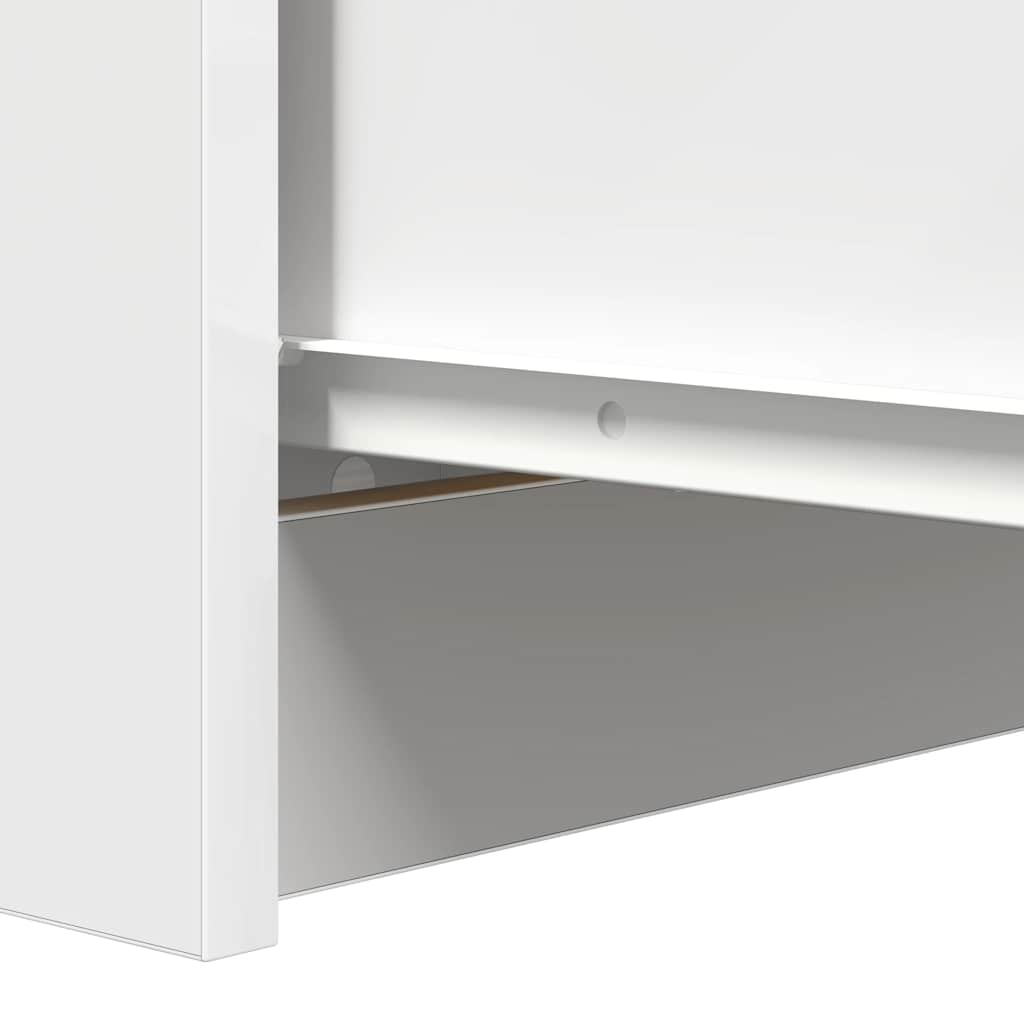 Drawer cabinet, white, 37.5x35x99 cm, wood