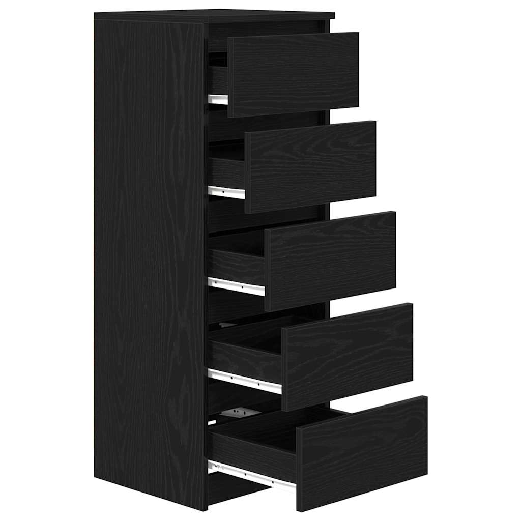 Side cabinet with drawers, 37.5x35x99 cm, wood