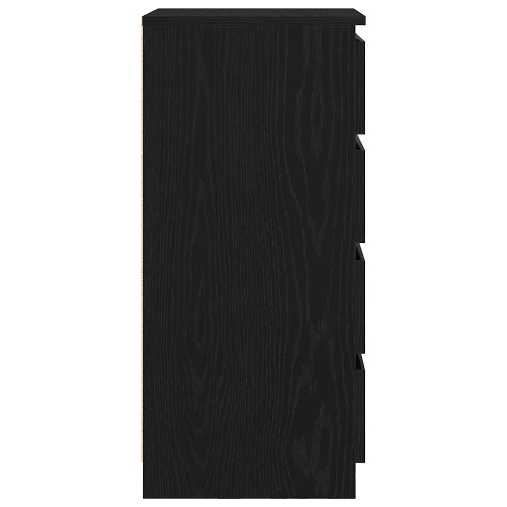 Side cabinet with drawers, 37.5x35x99 cm, wood