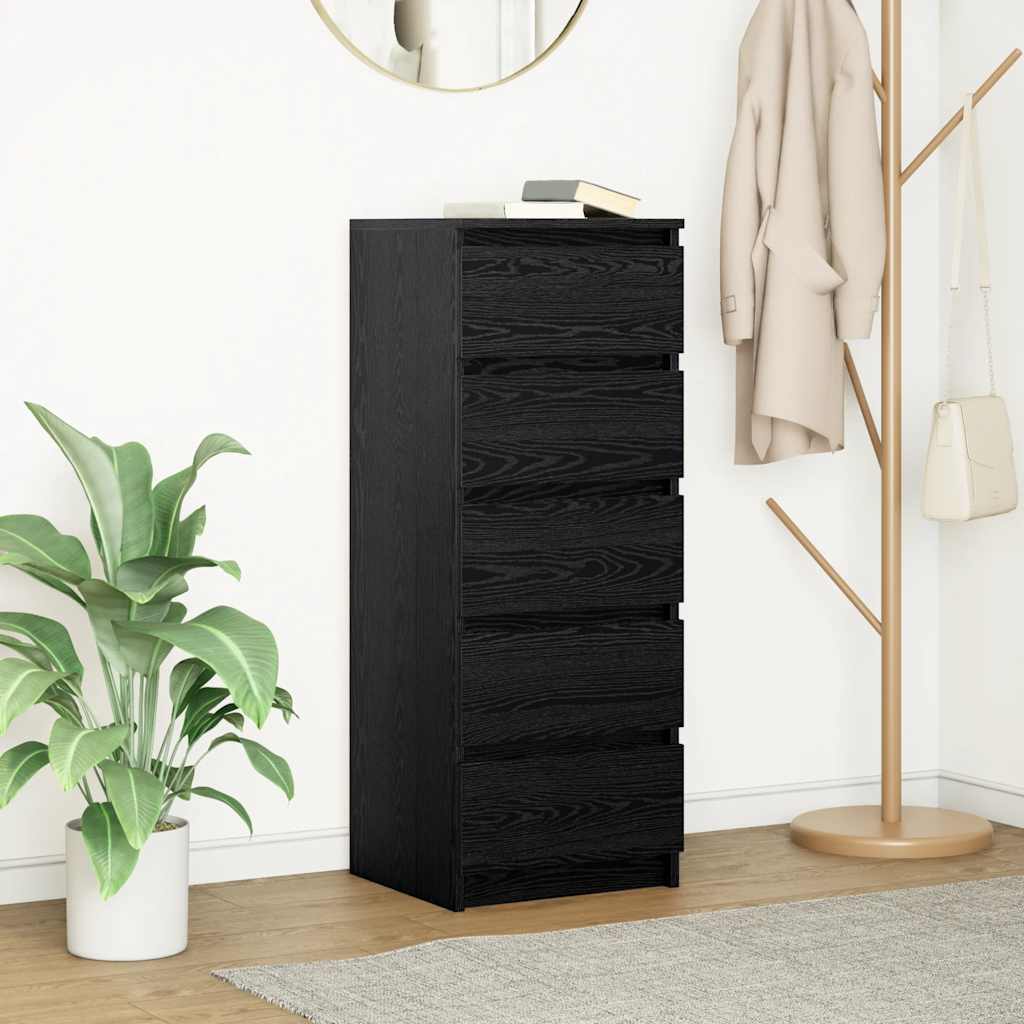 Side cabinet with drawers, 37.5x35x99 cm, wood