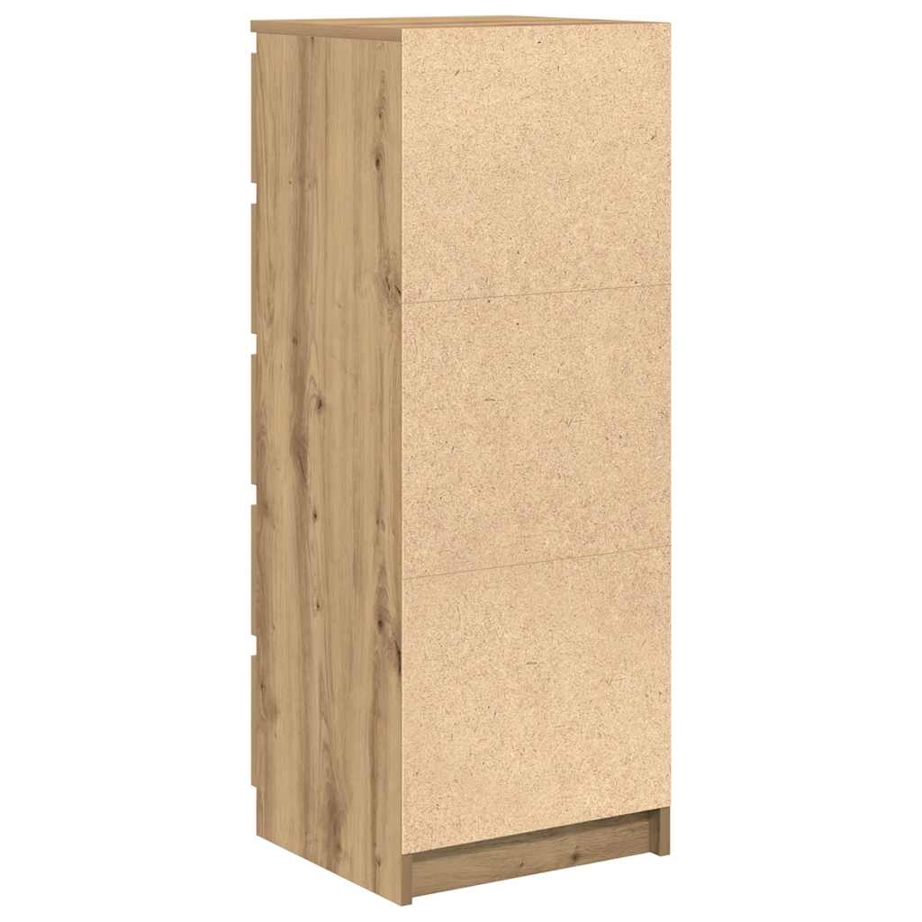 Side cabinet with drawers, 37.5x35x99 cm, wood