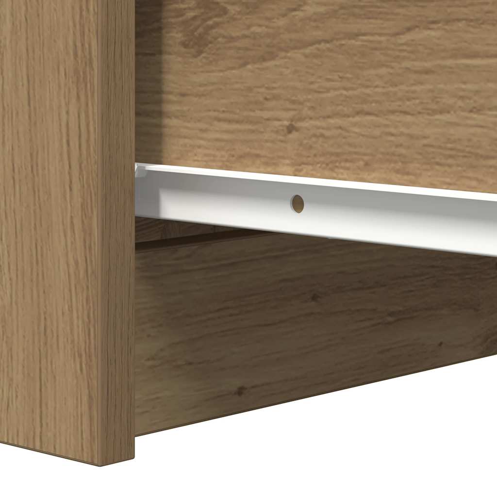 Side cabinet with drawers, 37.5x35x99 cm, wood