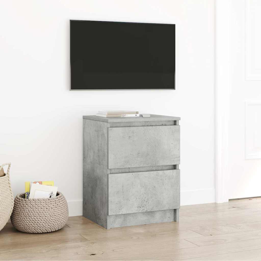 TV galdiņš, betona pelēks, 40x35x54cm, koks