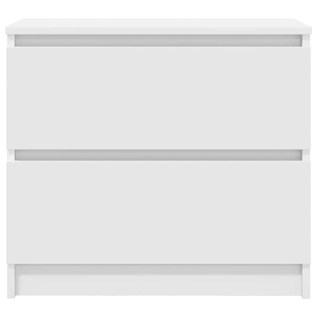 TV stand, white, 60x35x54 cm, engineered wood