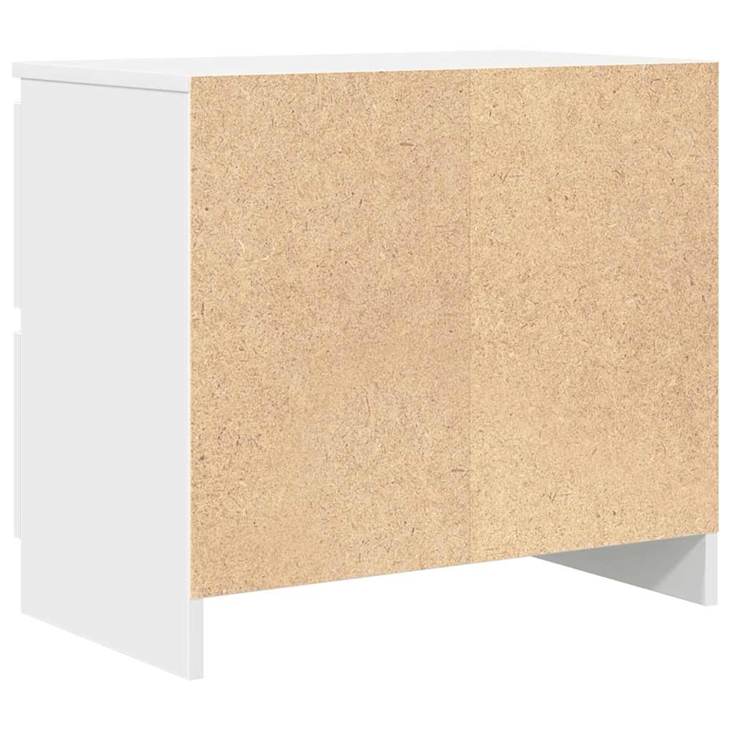 TV stand, white, 60x35x54 cm, engineered wood