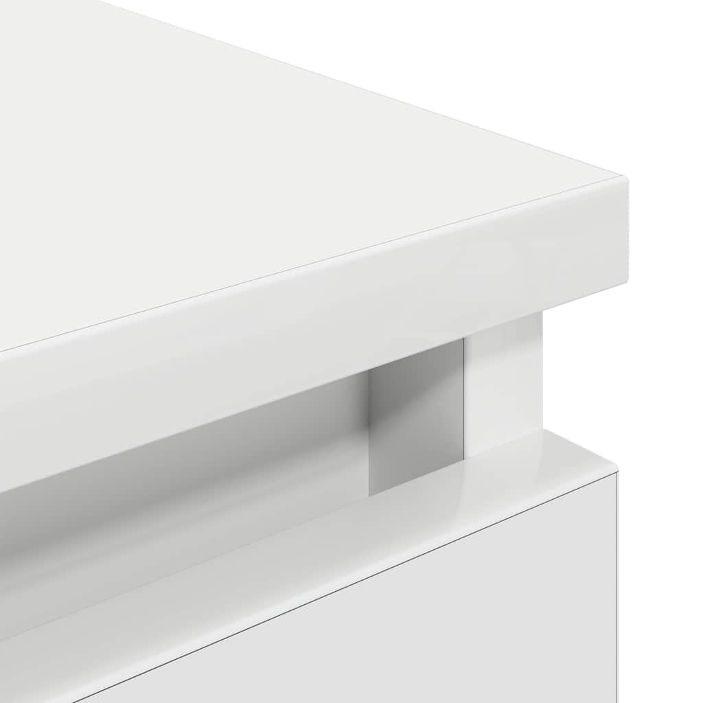 TV stand, white, 60x35x54 cm, engineered wood
