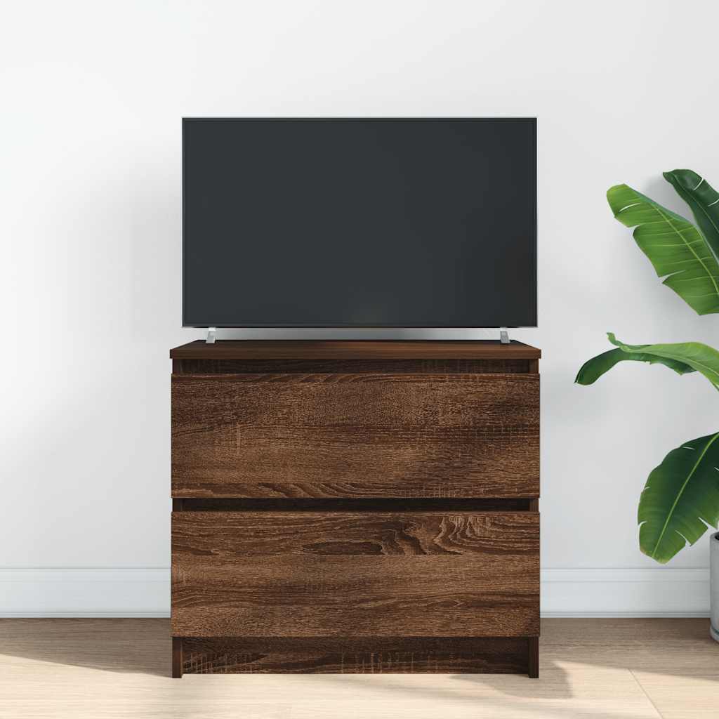 TV skapītis, brūns ozols, 60x35x54 cm, koks