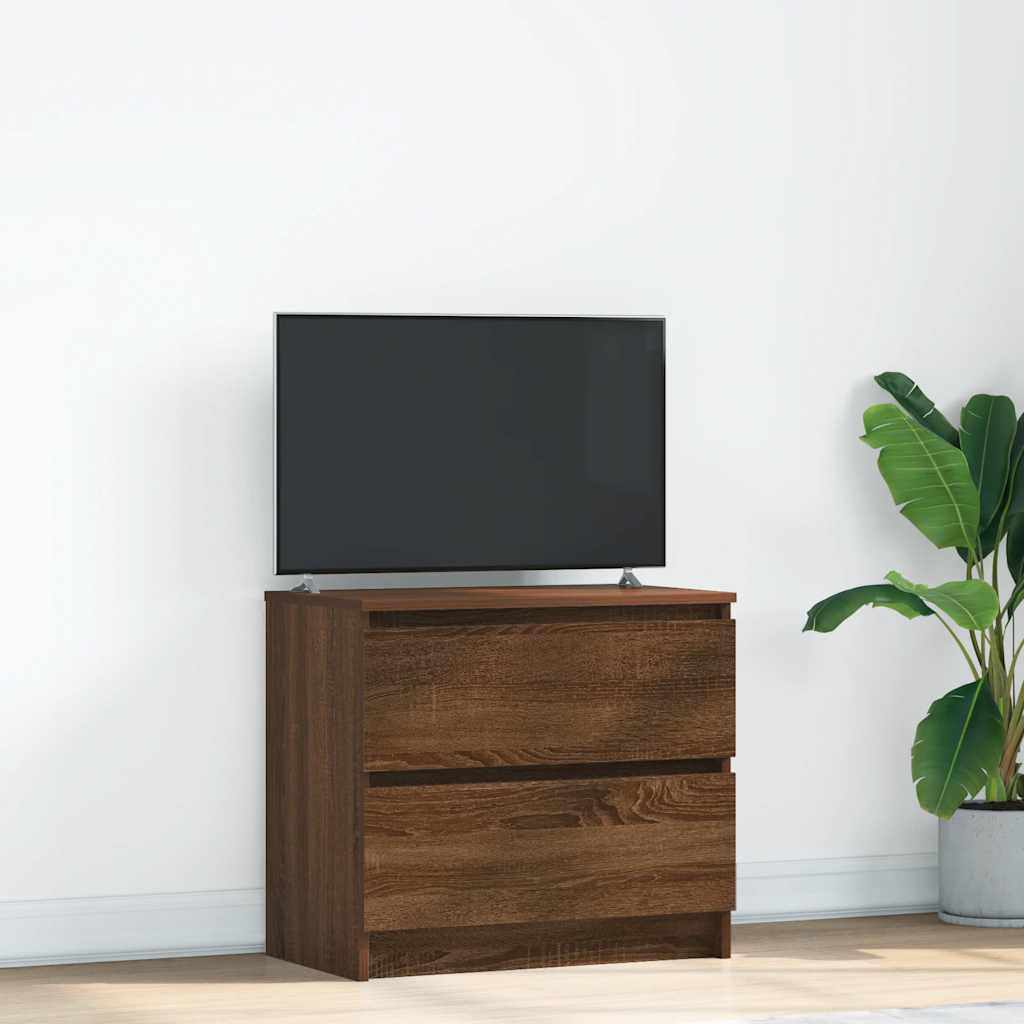 TV skapītis, brūns ozols, 60x35x54 cm, koks