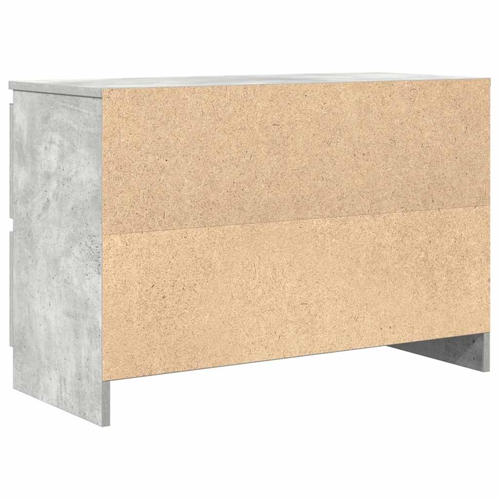 Televizoriaus spintelė, betono pilka, 80x35x54 cm, mediena