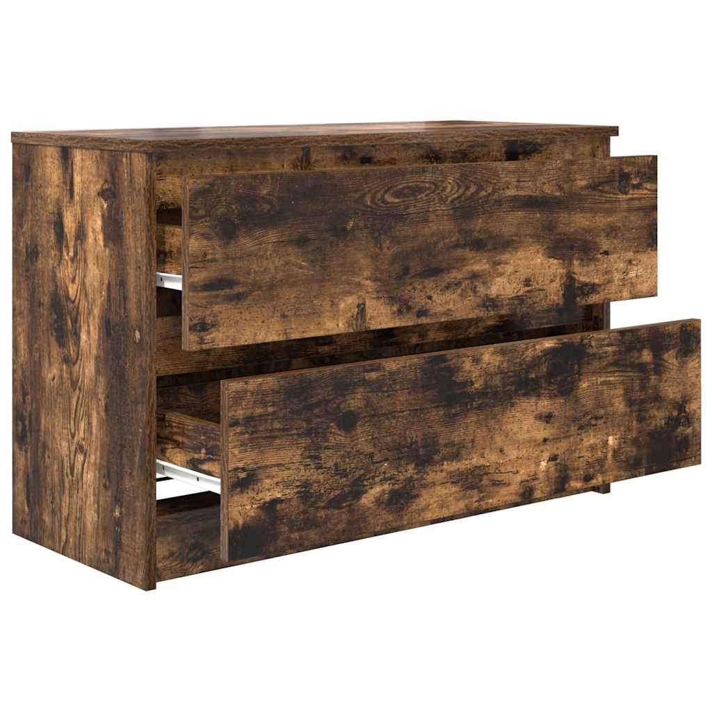 TV cabinet, smoky oak, 80x35x54 cm, wood