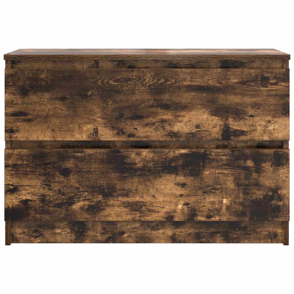 TV cabinet, smoky oak, 80x35x54 cm, wood