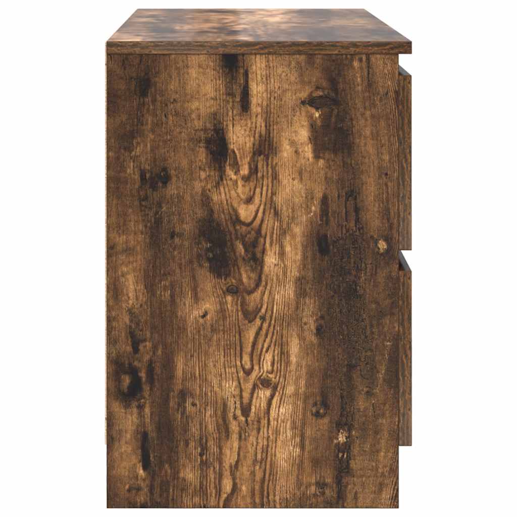 TV cabinet, smoky oak, 80x35x54 cm, wood