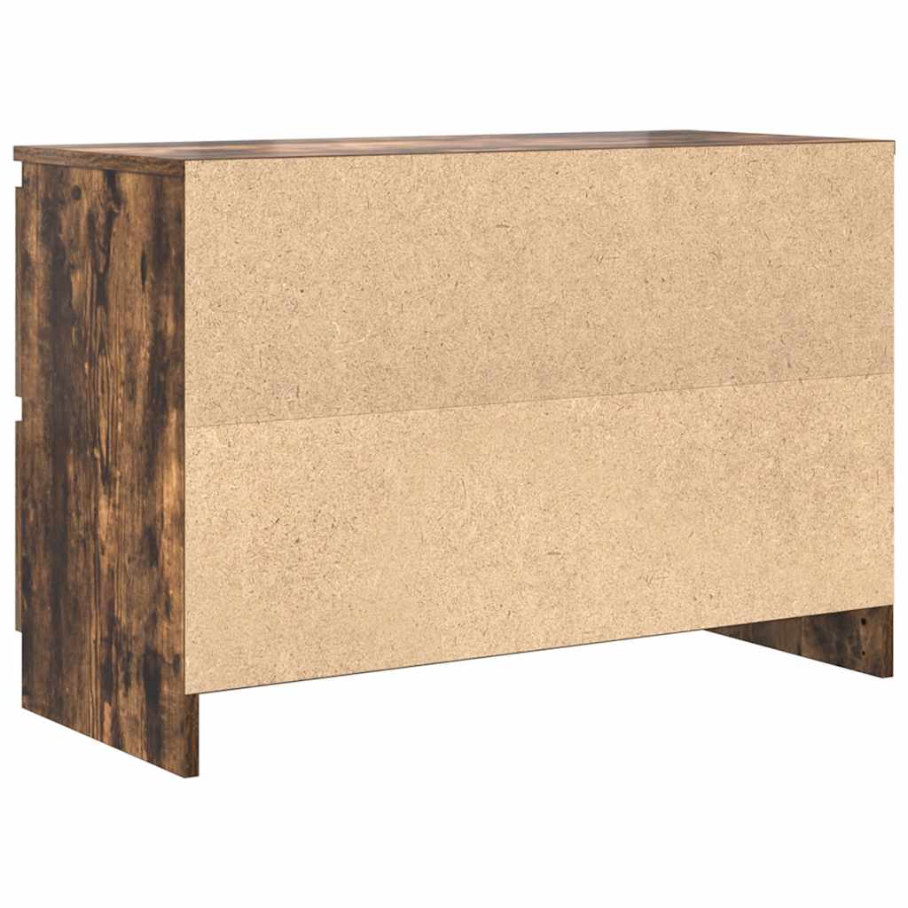 TV cabinet, smoky oak, 80x35x54 cm, wood