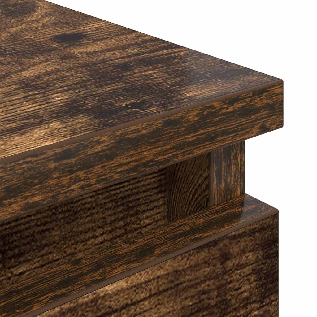 TV cabinet, smoky oak, 80x35x54 cm, wood