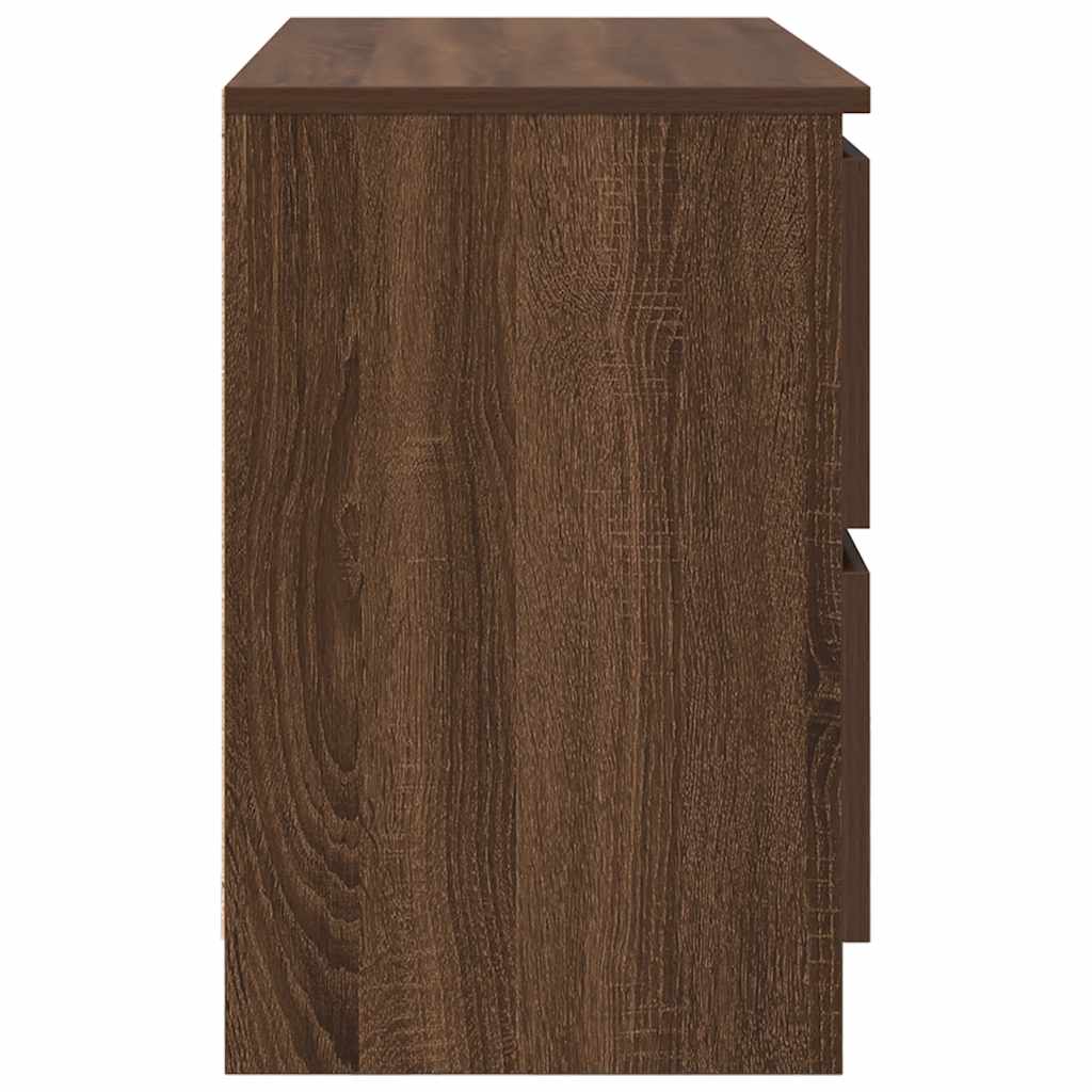 TV cabinet, brown oak, 80x35x54 cm, wood