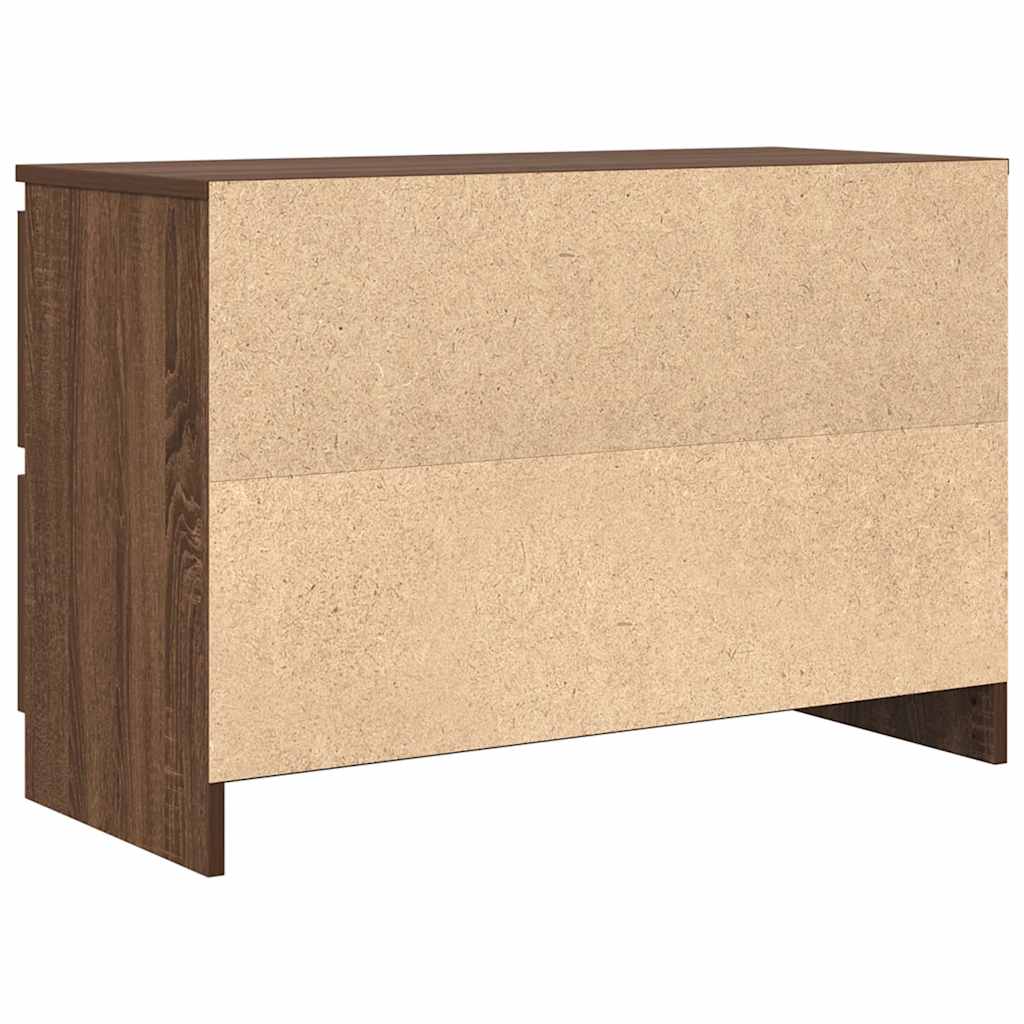 TV cabinet, brown oak, 80x35x54 cm, wood
