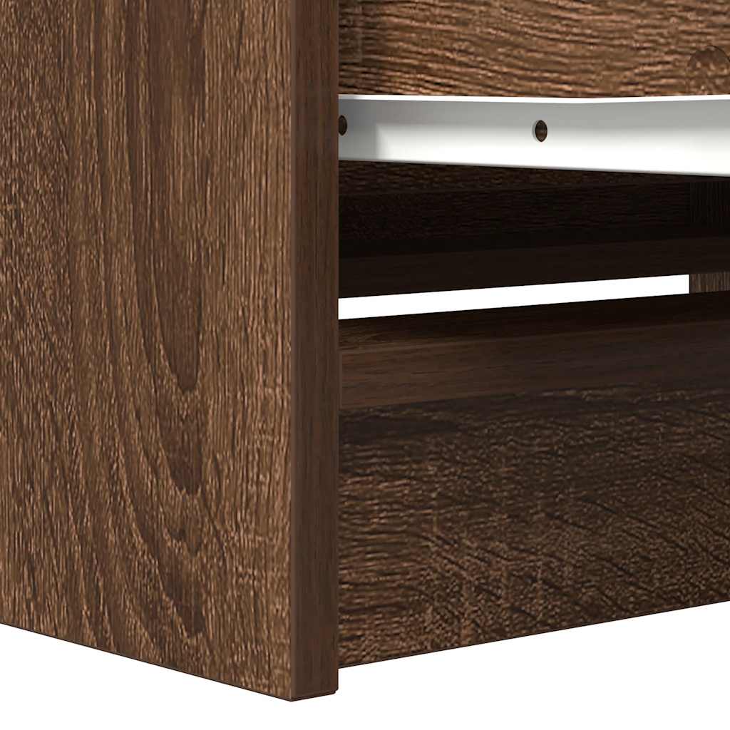 TV cabinet, brown oak, 80x35x54 cm, wood