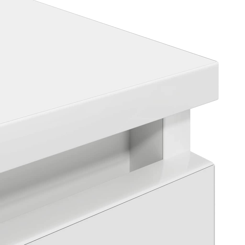 TV cabinet, white, 100x35x54 cm, engineered wood