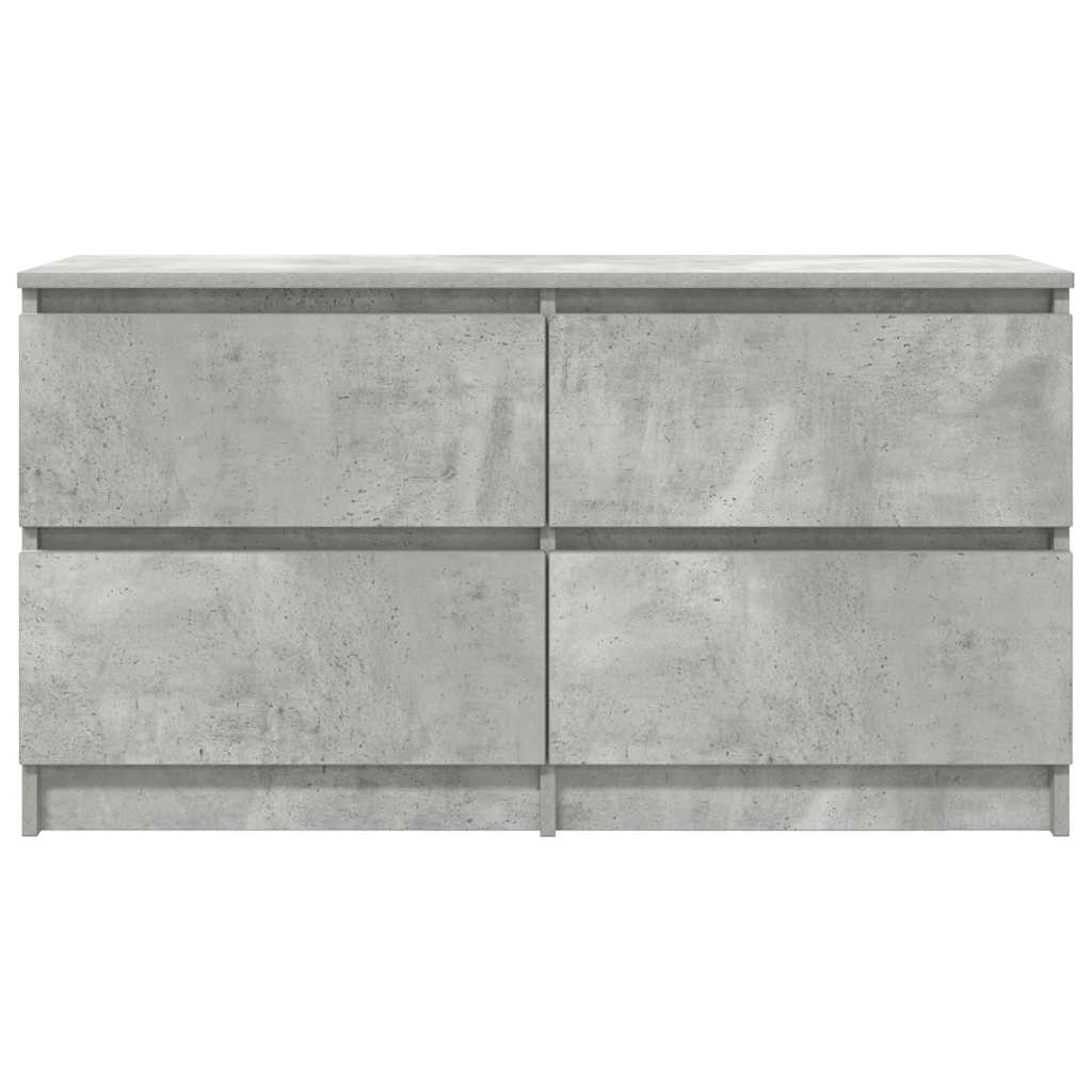 Televizoriaus spintelė, betono pilka, 100x35x54 cm, mediena