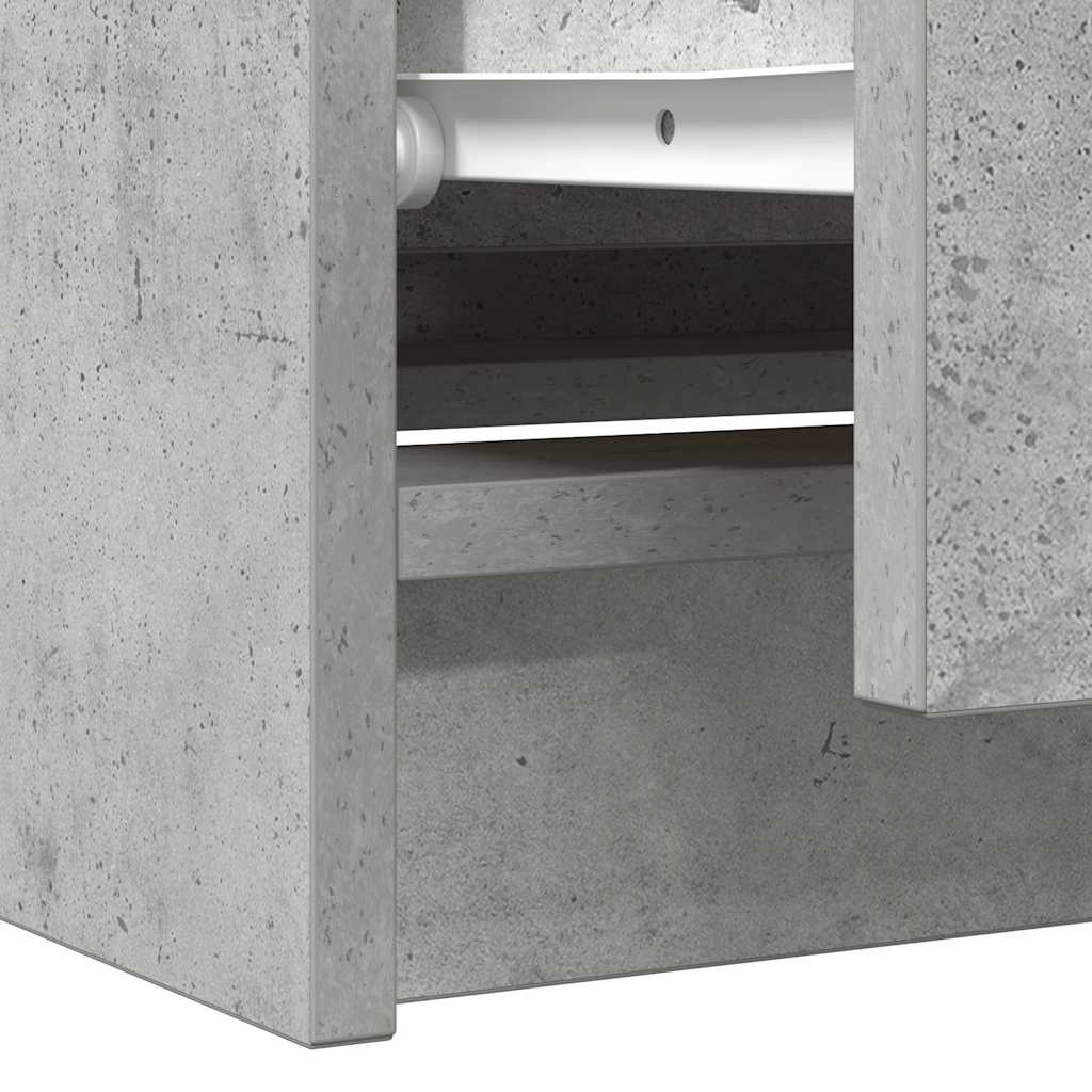 Televizoriaus spintelė, betono pilka, 100x35x54 cm, mediena