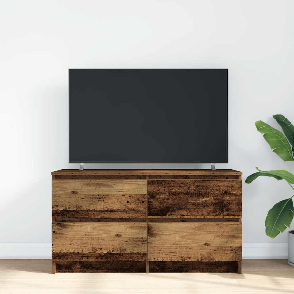 TV stand, wood, 100x35x54cm, processed wood